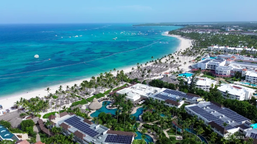 Punta Cana, drone view