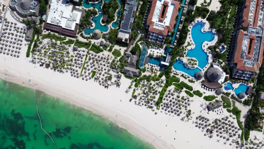 Punta Cana, drone view