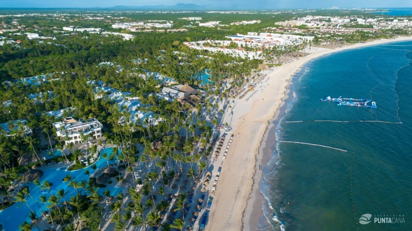 Punta Cana, drone view