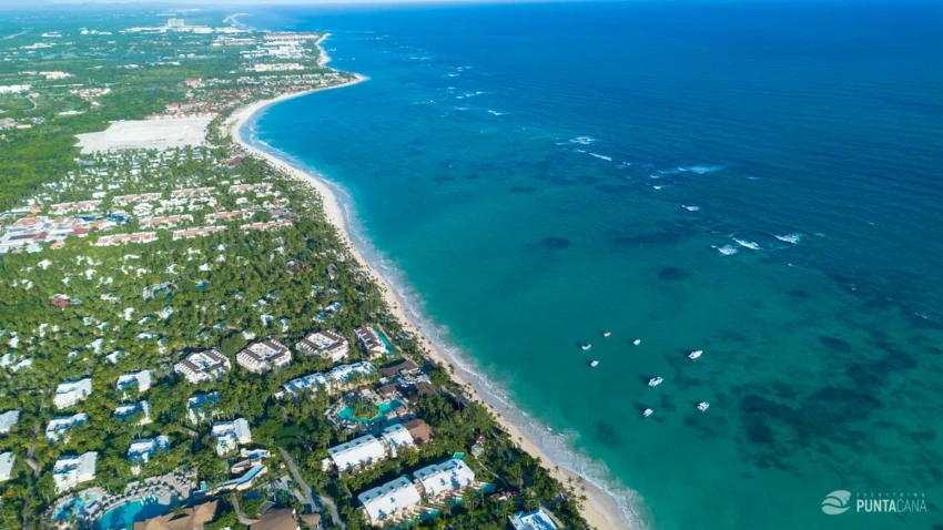 Punta Cana, drone view