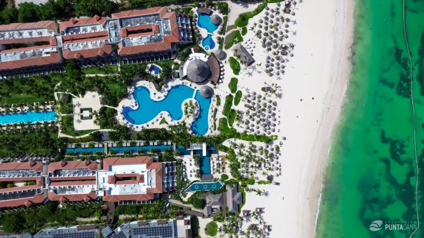 Punta Cana, drone view