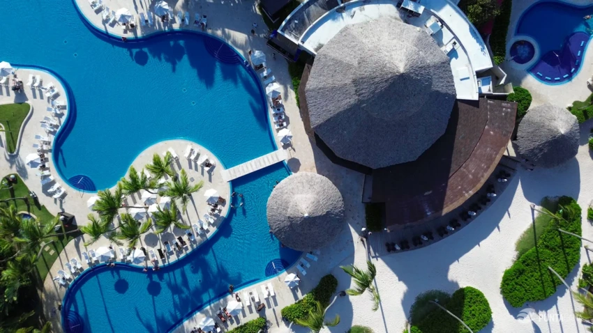 Punta Cana, drone view